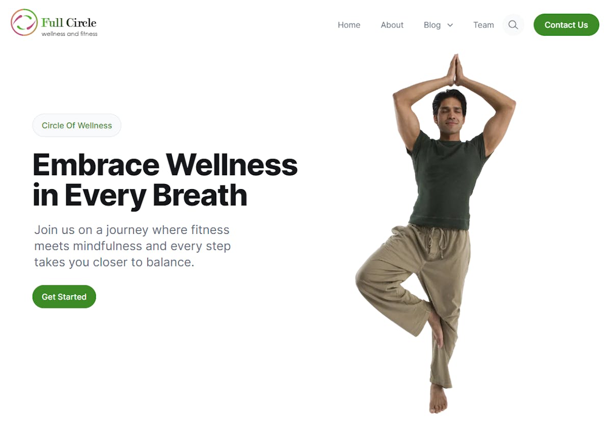 Full Circle Health & Wellness Website